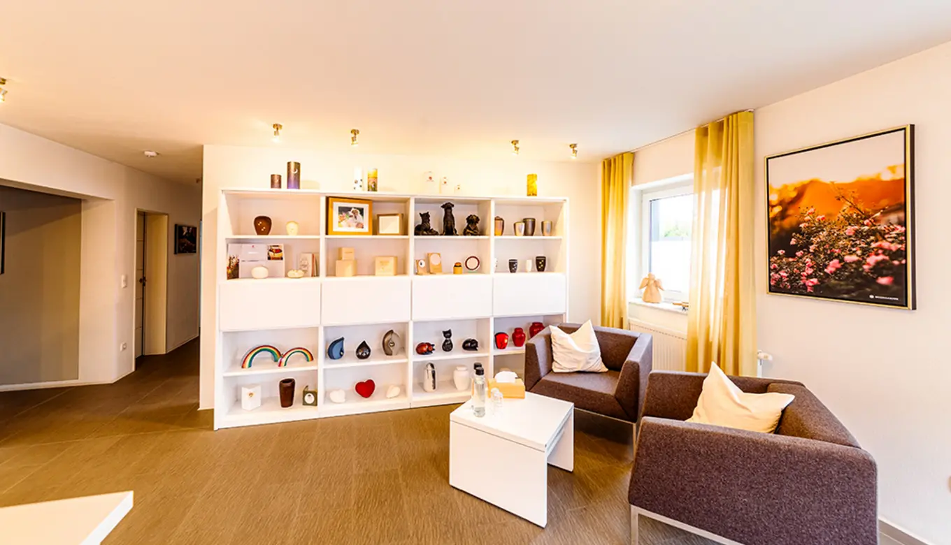 ROSENGARTEN-Tierkrematorium Bedburg Kundenbereich