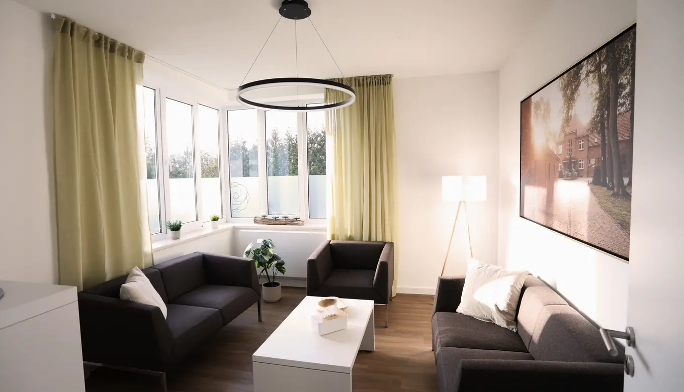 Tierkrematorium Innenansicht Wartebereich