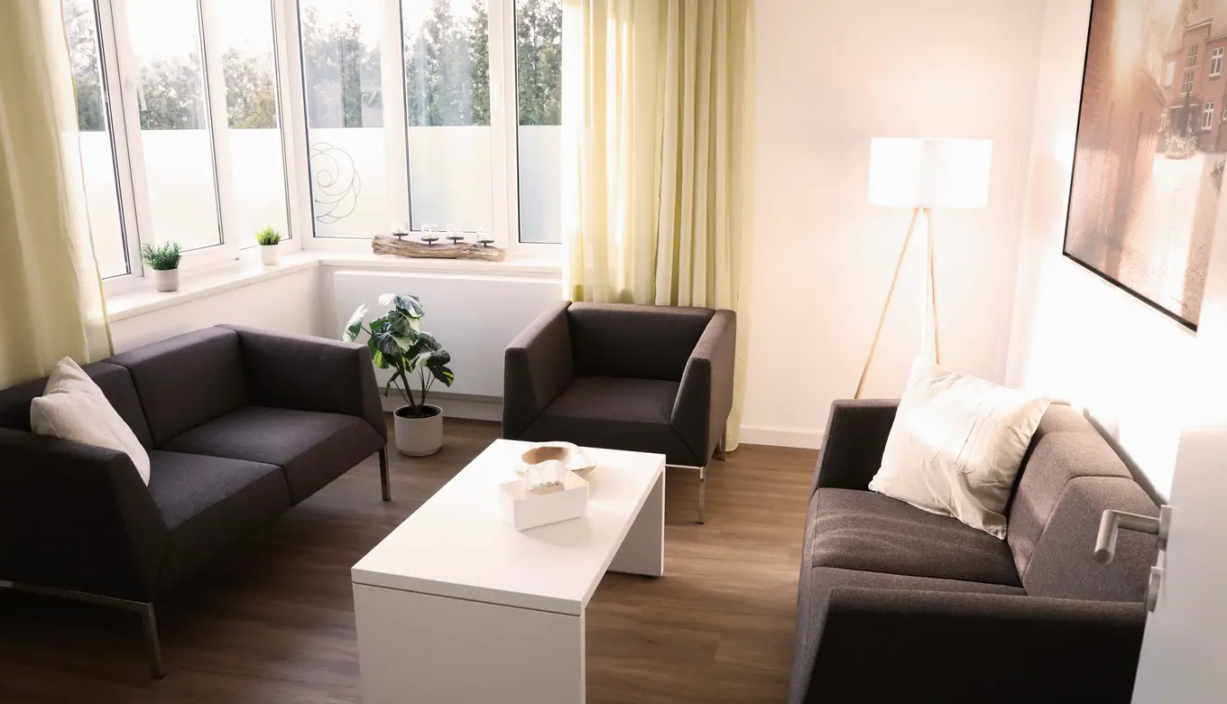 Tierkrematorium Innenansicht Wartebereich