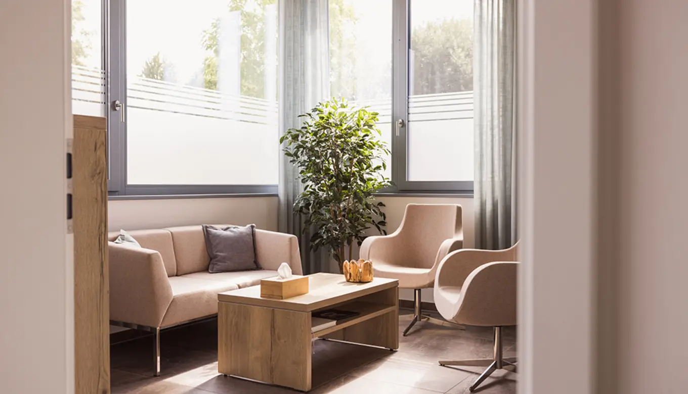 Wartebereich im ROSENGARTEN-Tierkrematorium Hermeskeil